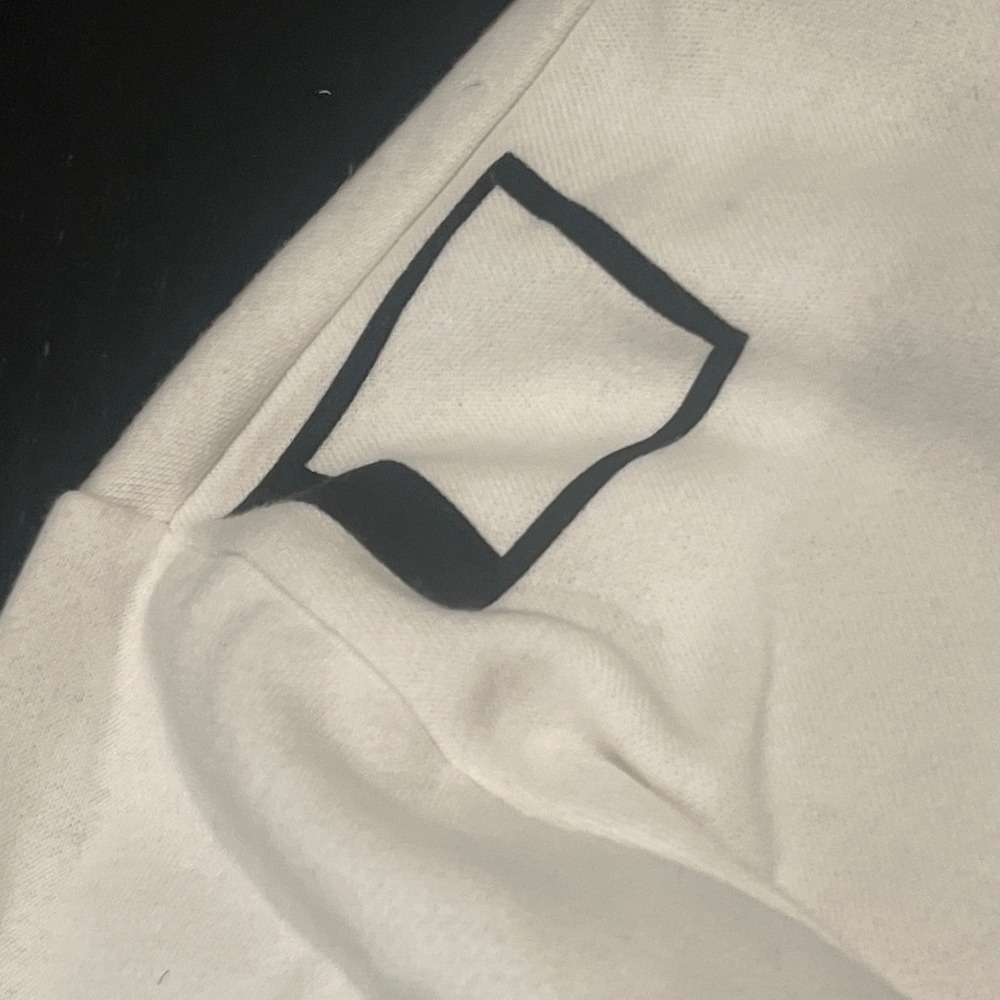 Polaroid Rainbow Cropped Quarter Zip Sweatshirt White 320 Camera Retro Small - Picture 5 of 6